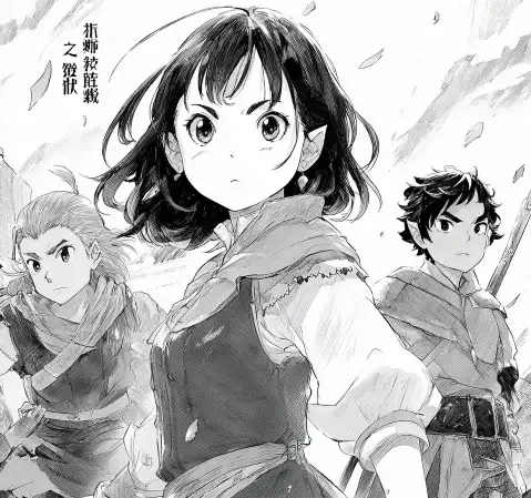漫画《风蚀之塔》封面，奇幻设定题材作品条目